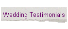 Wedding Testimonials